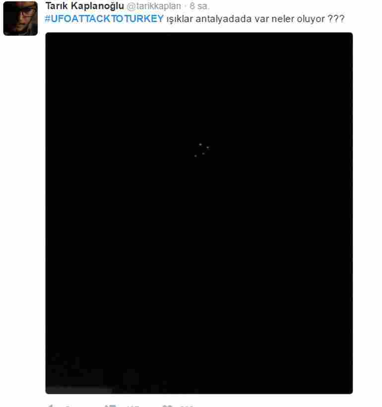 Twitterda UFO görüntüleri sosyal medyayı karıştırdı